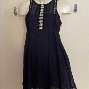 Women’s Size 2 Free People dress (navy)